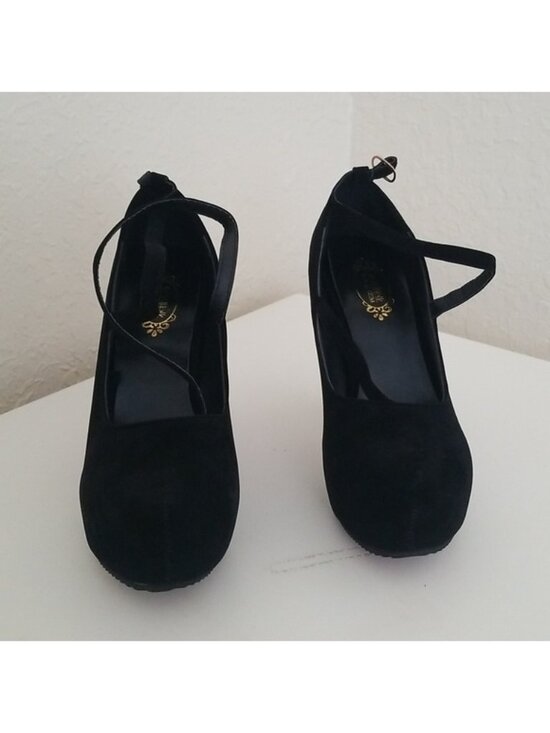 No Boundaries Shoes - Black High Heeled Shoes